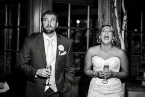 Groom can't believe what his best man said in his best man speech but his bride loves it! 