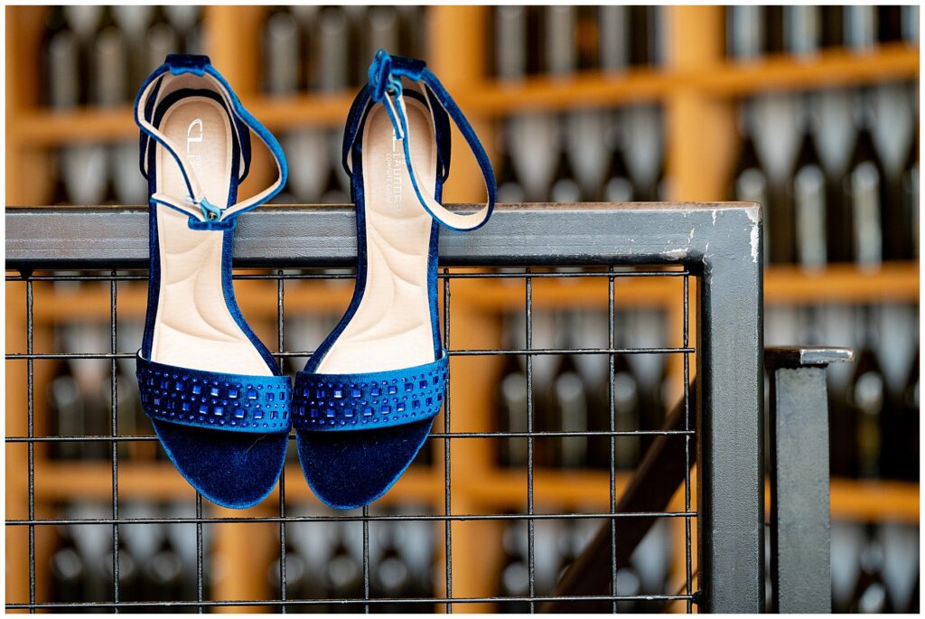 blue wedding shoes 
