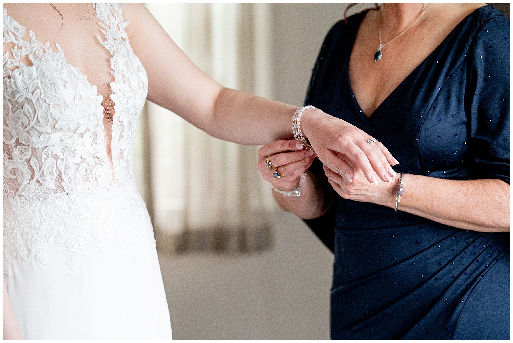 The Chocksett Inn bride getting ready for her big day