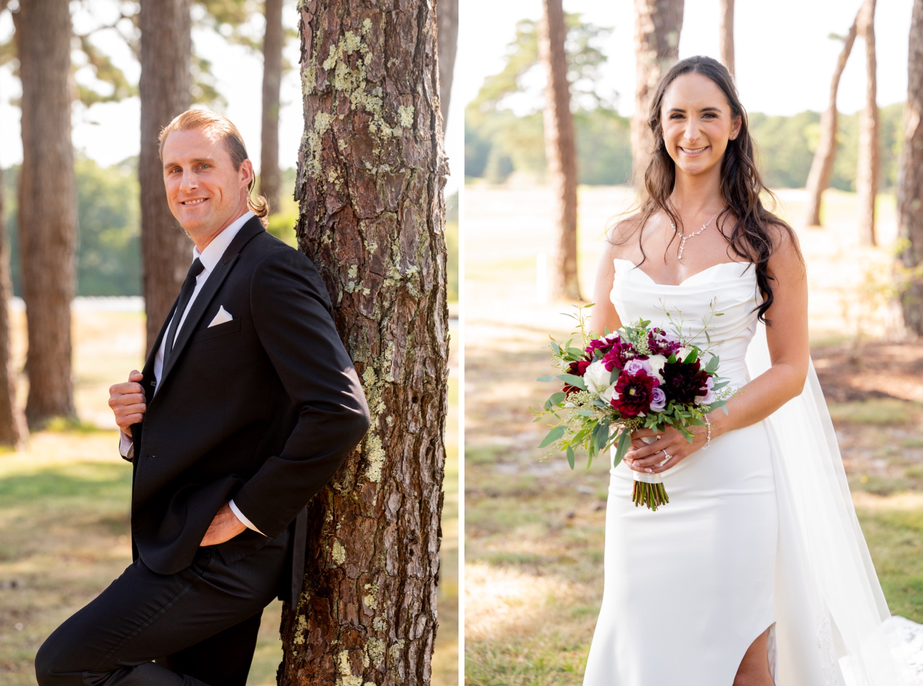 Willowbend Cape Cod Wedding bride and groom portraits 